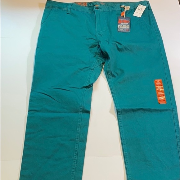 Dockers Alpha Slim Size 40 x 34 Slim Tapered Fit 100% Cotton Khaki Jeans New - Picture 14 of 14